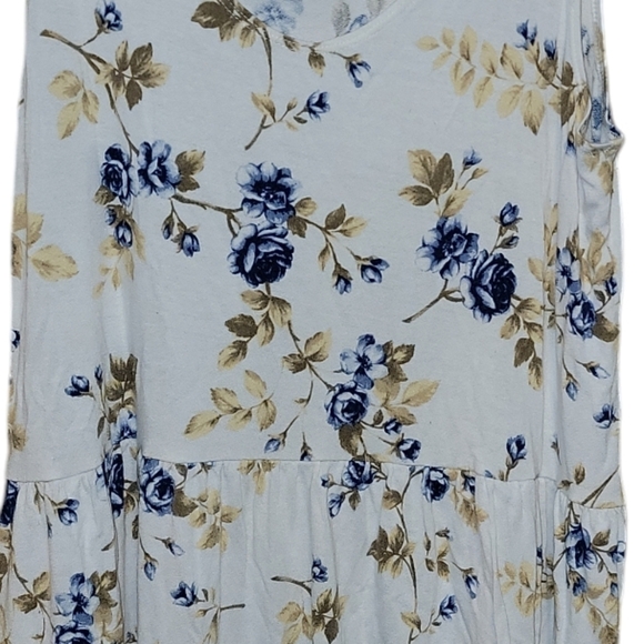 American Eagle size medium blue and beige tank top - Picture 8 of 9